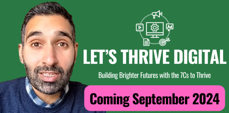 let's thrive digital workshops coming in September 2024 to motivate young people