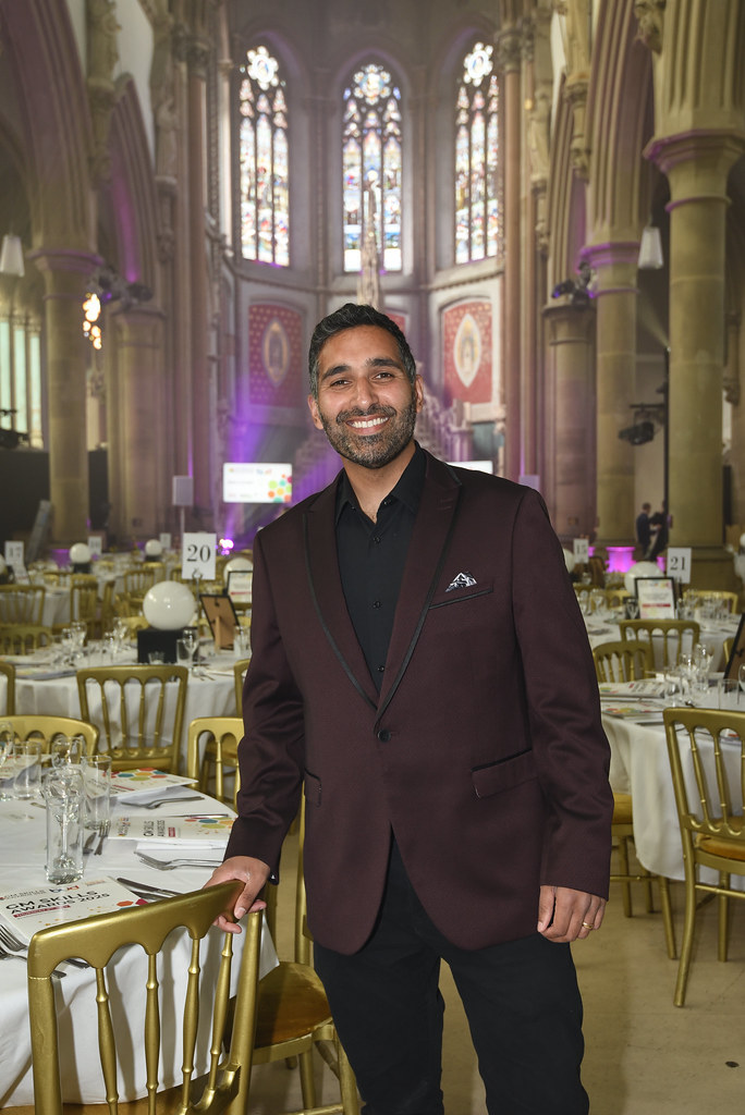 Baasit Siddiqui hosting an awards evening