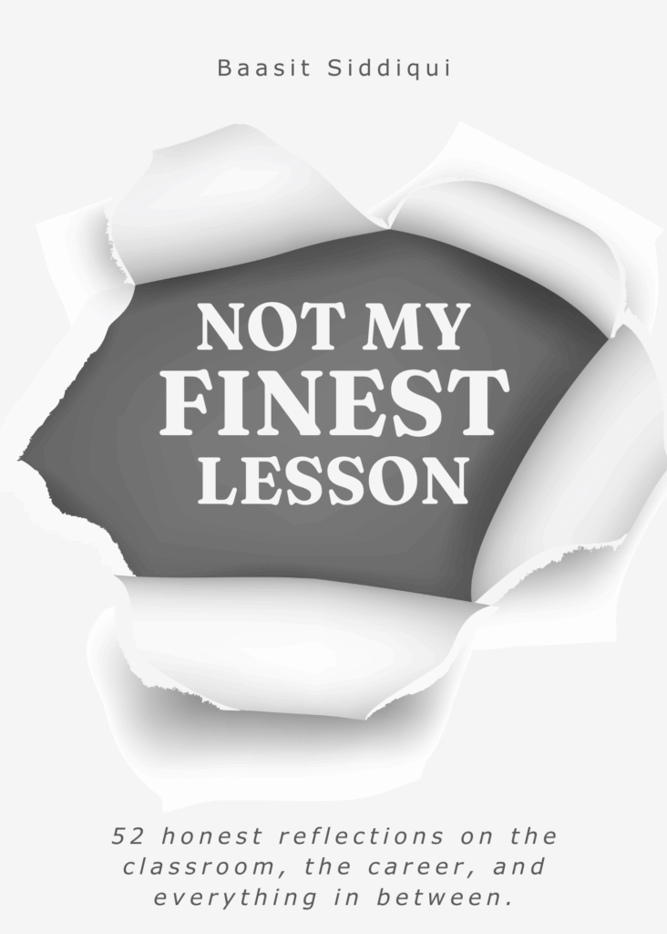 Baasit siddiqui book | Not my finest lesson | Book teaser